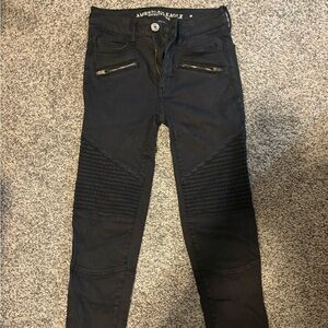 American eagle biker jeggings